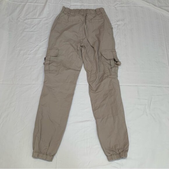 Garage Y2K-Style Tan Jogger Cargo Pants - Picture 3 of 4